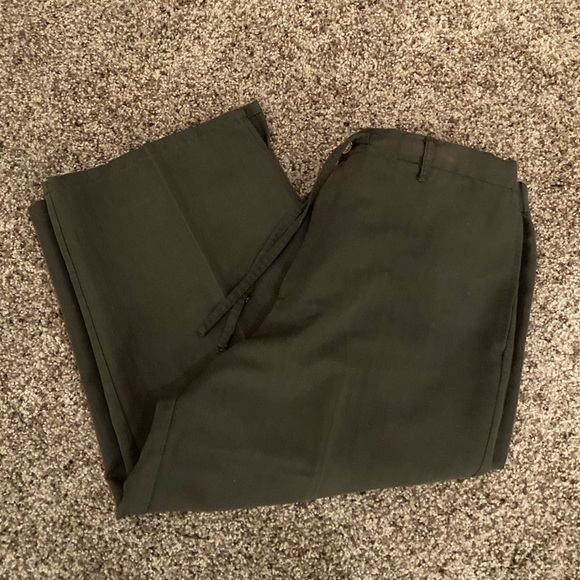 CROP GREEN PANTS - Picture 3 of 4